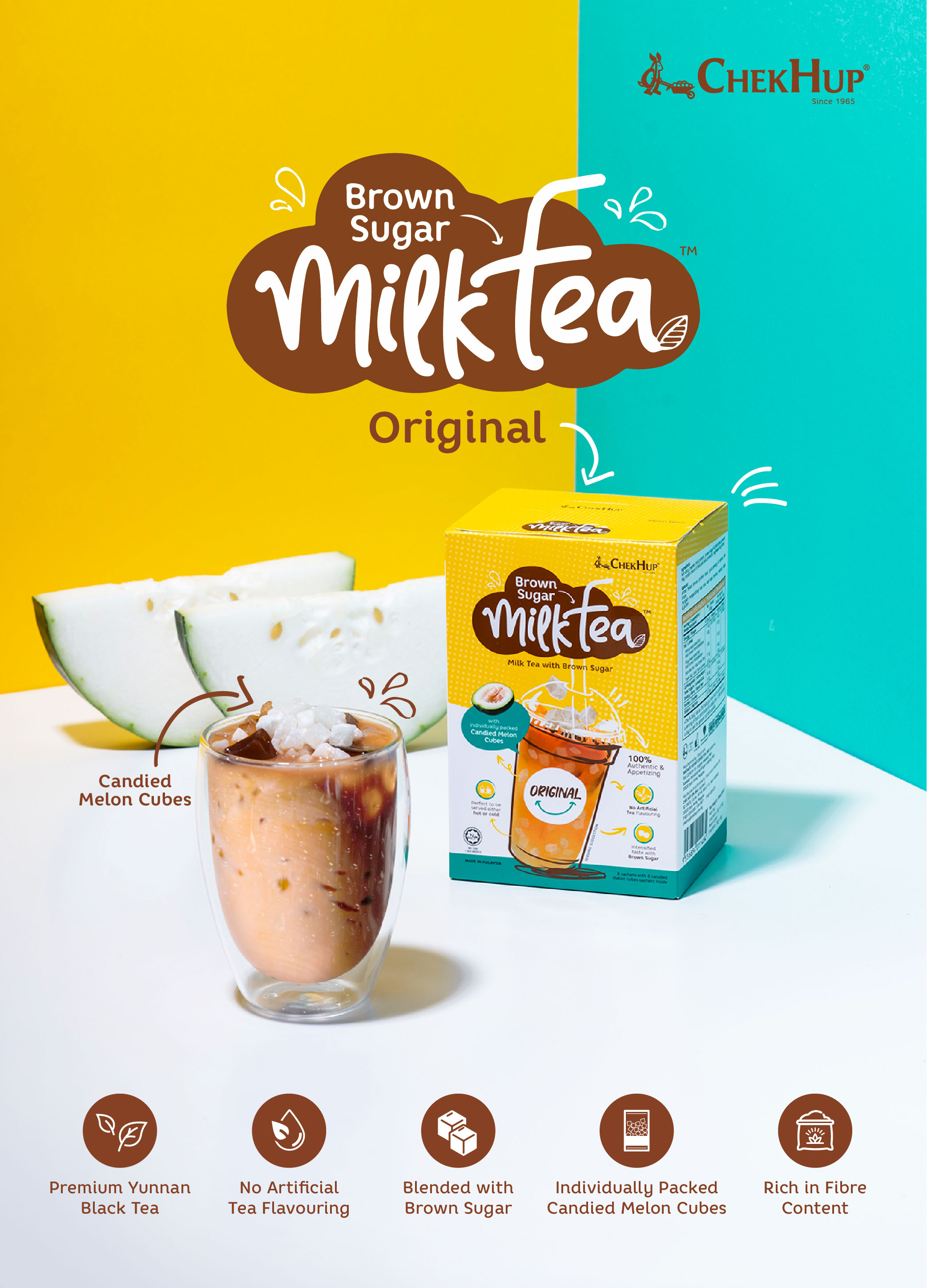 Chek Hup Brown Sugar Milk Tea (Original) (35g x 6s)