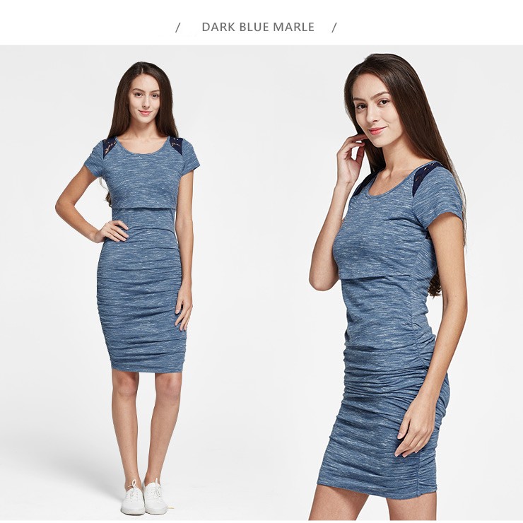 Stone and Lace Maternity & Nursing Bodycon Dress