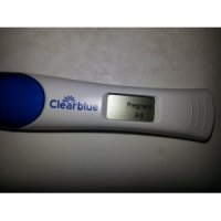 Clear blue pregnancy test